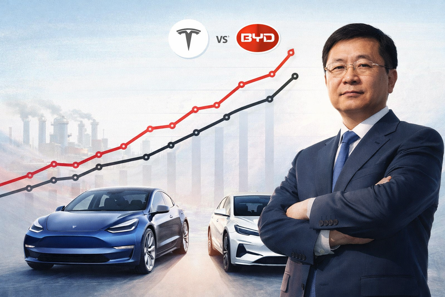 BYD supera a Tesla y pone el foco en su mayor fortaleza: la visión industrial de su fundador