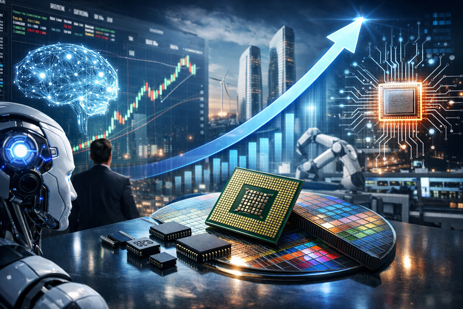 Empresas tecnológicas y sectores cíclicos lideran las subidas de índices durante 2025, pero el impulso se concentra en IA y semiconductores